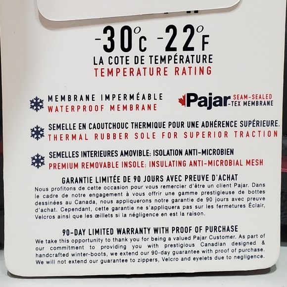 Pajar Canada Men's Boots Waterproof size 12 - Picture 10 of 12